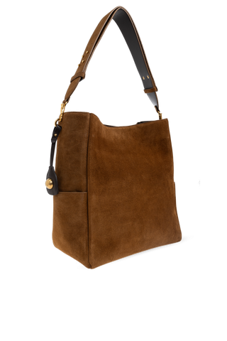 Ami Alexandre Mattiussi BROWN Suede shopper bag 5