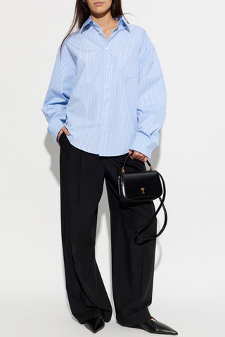 Ami Alexandre Mattiussi BLUE Striped shirt 2