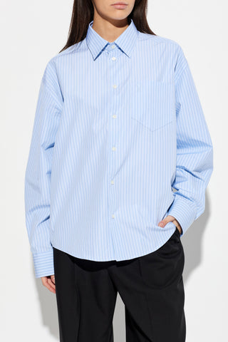 Ami Alexandre Mattiussi BLUE Striped shirt 3