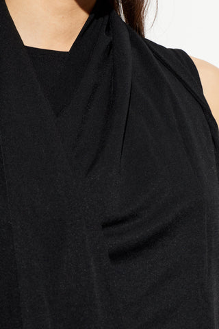 Ami Alexandre Mattiussi BLACK Top with decorative tab 5