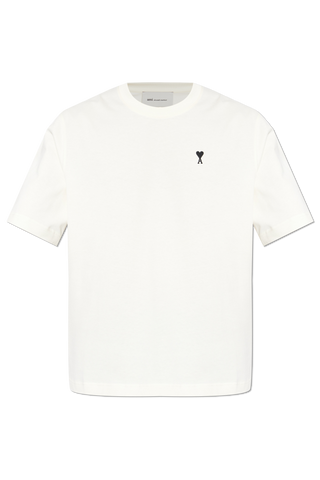 Ami Alexandre Mattiussi cream T-shirt with print 1