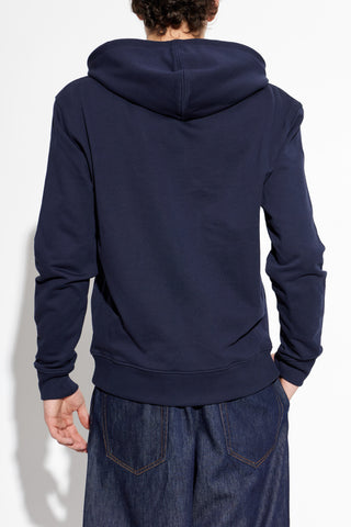 Ami Alexandre Mattiussi NAVY BLUE Sweatshirt with embroidered logo 4