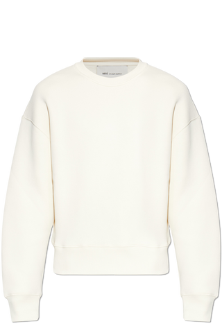 Ami Alexandre Mattiussi cream Sweatshirt with logo 1