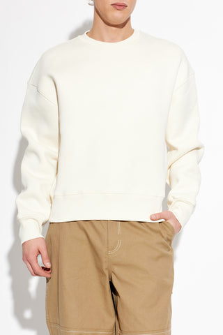 Ami Alexandre Mattiussi cream Sweatshirt with logo 3