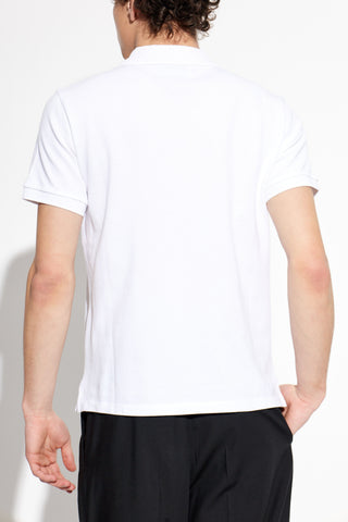 Ami Alexandre Mattiussi WHITE Polo with embroidered logo 4