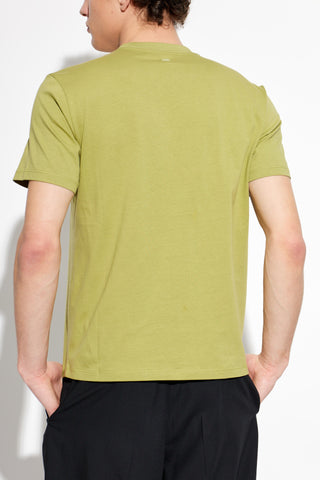 Ami Alexandre Mattiussi GREEN T-shirt with embroidered logo 4