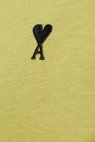 Ami Alexandre Mattiussi GREEN T-shirt with embroidered logo 5