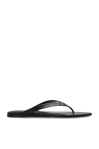 Ami Alexandre Mattiussi BLACK Leather slides 1