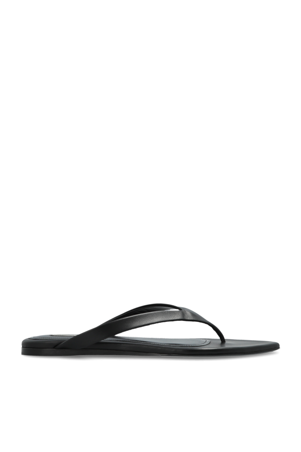 Ami Alexandre Mattiussi BLACK Leather slides 1