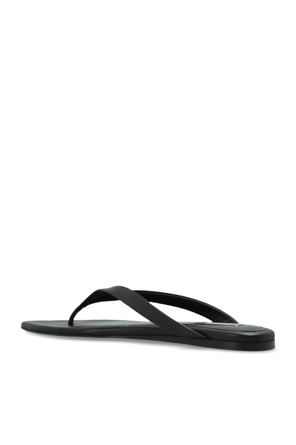 Ami Alexandre Mattiussi BLACK Leather slides 5