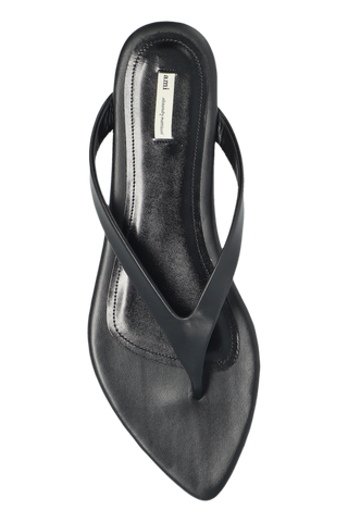 Ami Alexandre Mattiussi BLACK Leather slides 6
