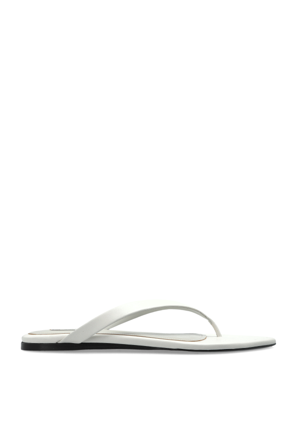 Ami Alexandre Mattiussi WHITE Leather slides 1