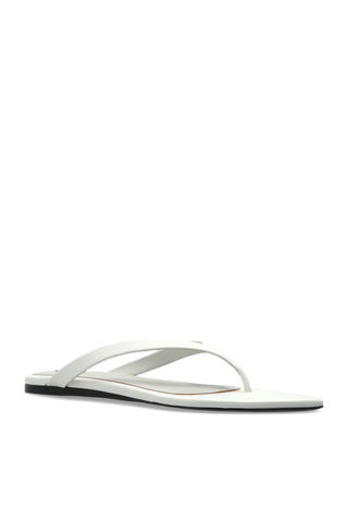 Ami Alexandre Mattiussi WHITE Leather slides 4