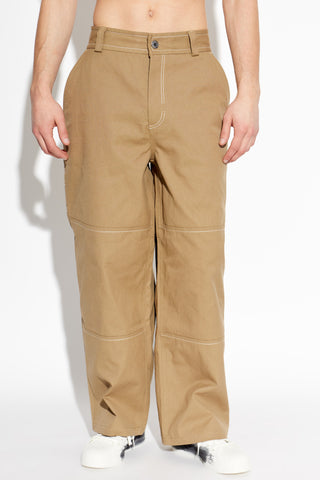 Ami Alexandre Mattiussi BROWN Wide-leg jeans 3