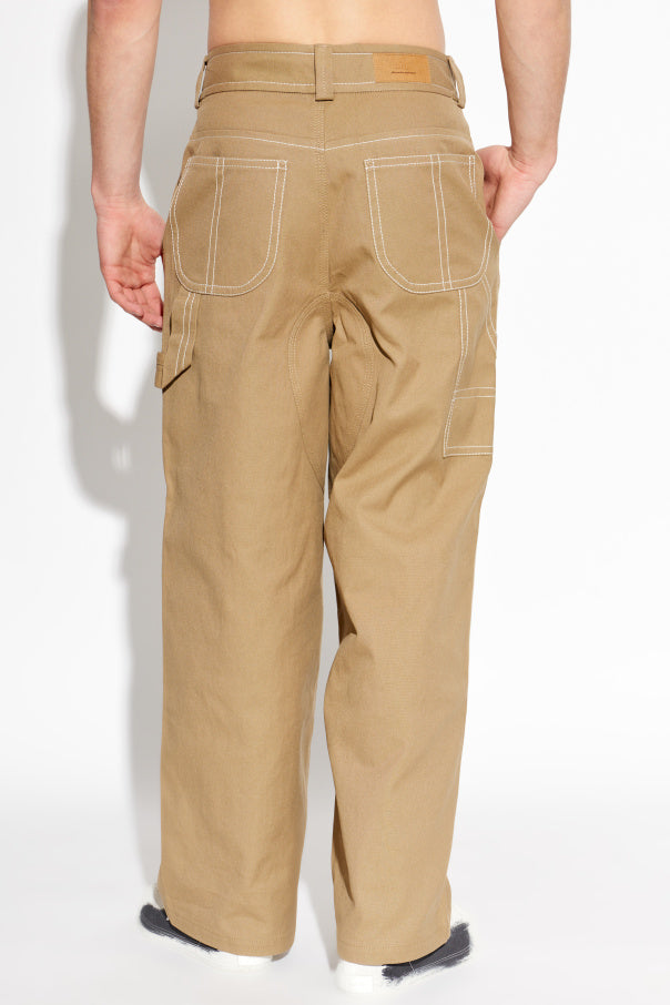 Ami Alexandre Mattiussi BROWN Wide-leg jeans 4