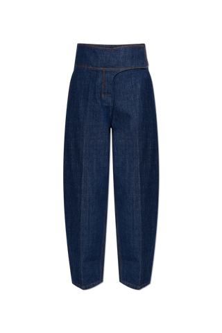 Ami Alexandre Mattiussi NAVY BLUE Wide-leg jeans 1