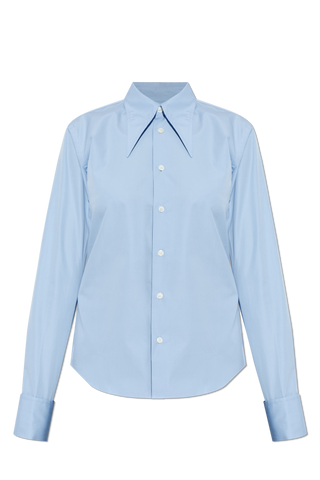 Ami Alexandre Mattiussi BLUE Cotton shirt 1