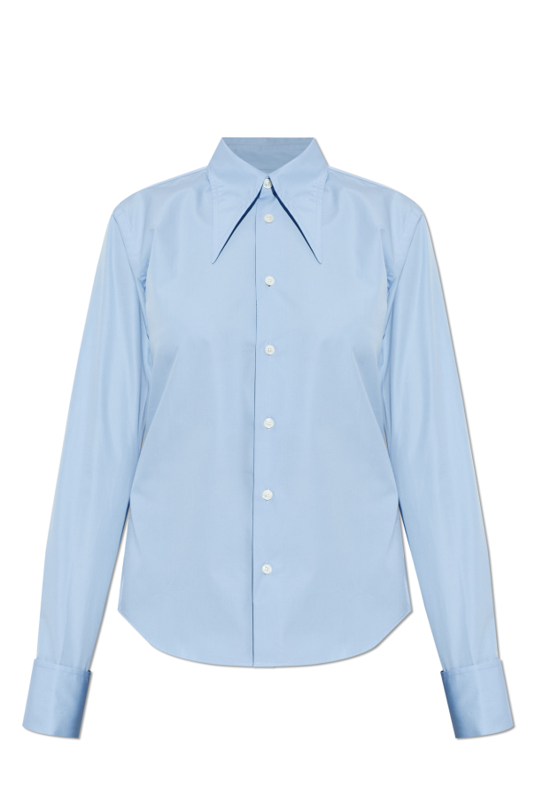 Ami Alexandre Mattiussi BLUE Cotton shirt 1