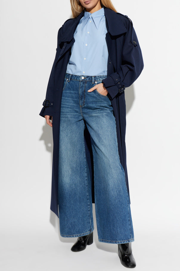 Ami Alexandre Mattiussi BLUE Cotton shirt 2