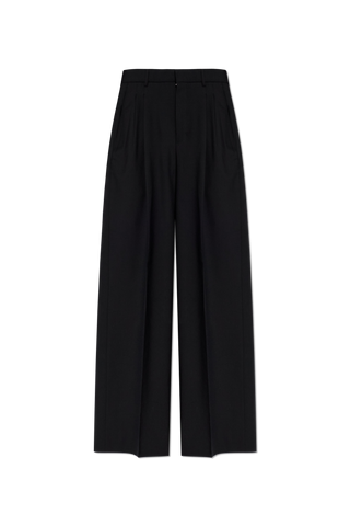 Ami Alexandre Mattiussi BLACK Straight-leg wool trousers 1