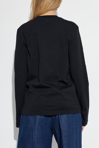 Ami Alexandre Mattiussi BLACK Long sleeve T-shirt 4