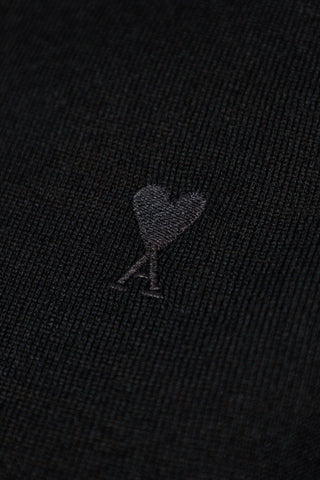Ami Alexandre Mattiussi BLACK Wool polo 5