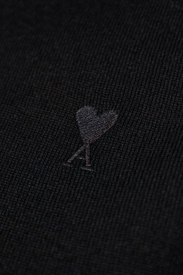 Ami Alexandre Mattiussi BLACK Wool polo 5