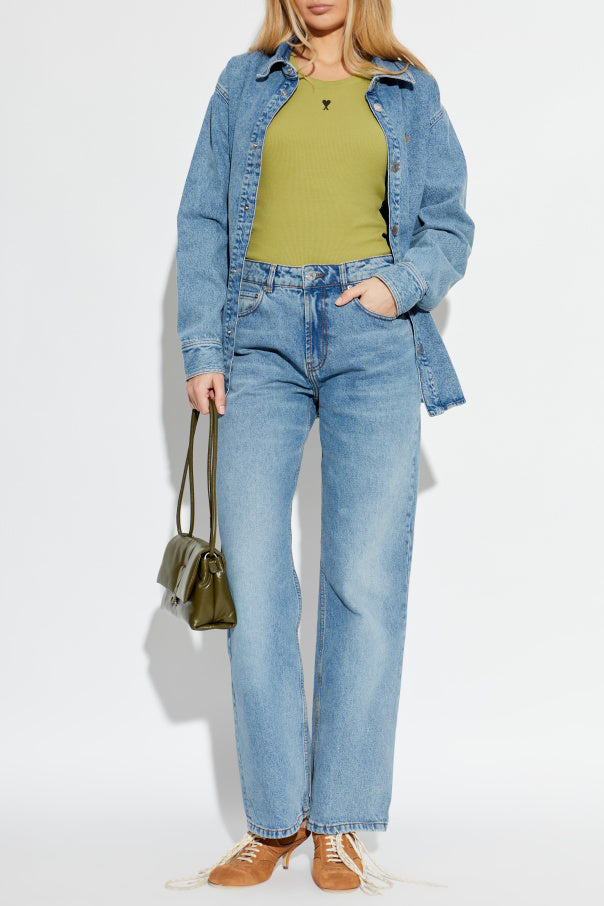 Ami Alexandre Mattiussi BLUE Jeans with logo 2