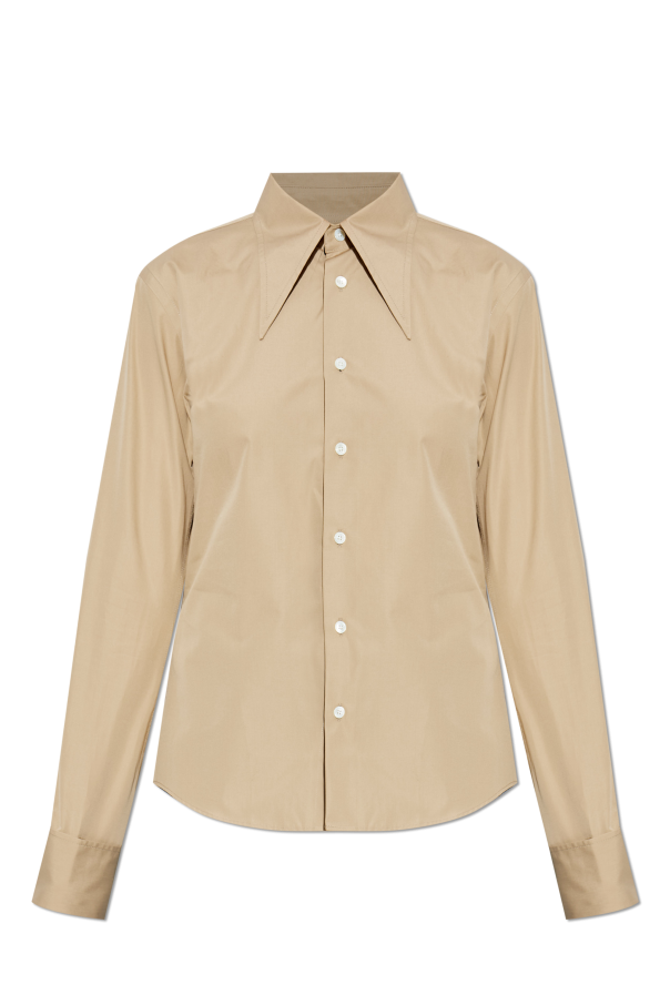 Ami Alexandre Mattiussi beige Cotton shirt 1
