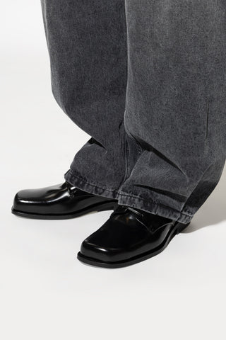 Ami Alexandre Mattiussi BLACK Leather shoes 2