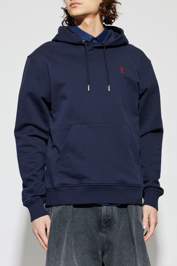 Ami Alexandre Mattiussi NAVY BLUE Sweatshirt with logo 3