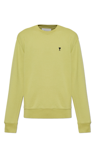 Ami Alexandre Mattiussi GREEN Sweatshirt with logo 1