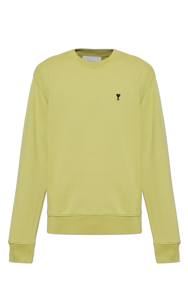 Ami Alexandre Mattiussi GREEN Sweatshirt with logo 1