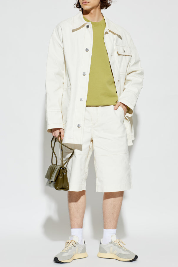 Ami Alexandre Mattiussi GREEN Sweatshirt with logo 2