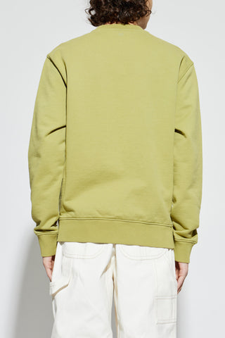 Ami Alexandre Mattiussi GREEN Sweatshirt with logo 4