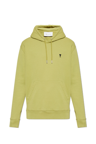 Ami Alexandre Mattiussi GREEN Sweatshirt with logo 1