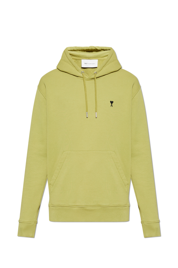 Ami Alexandre Mattiussi GREEN Sweatshirt with logo 1