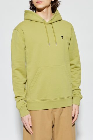 Ami Alexandre Mattiussi GREEN Sweatshirt with logo 3