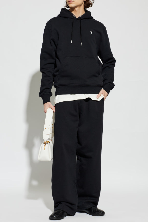 Ami Alexandre Mattiussi GREEN Sweatshirt with logo 2