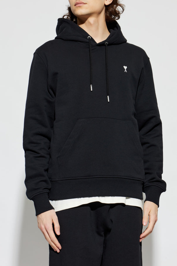 Ami Alexandre Mattiussi GREEN Sweatshirt with logo 3