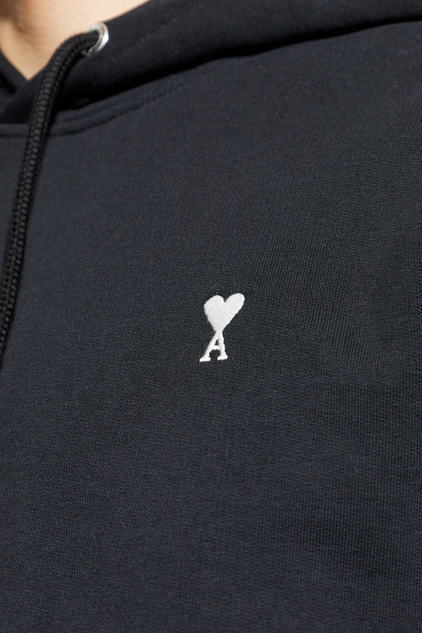 Ami Alexandre Mattiussi GREEN Sweatshirt with logo 5