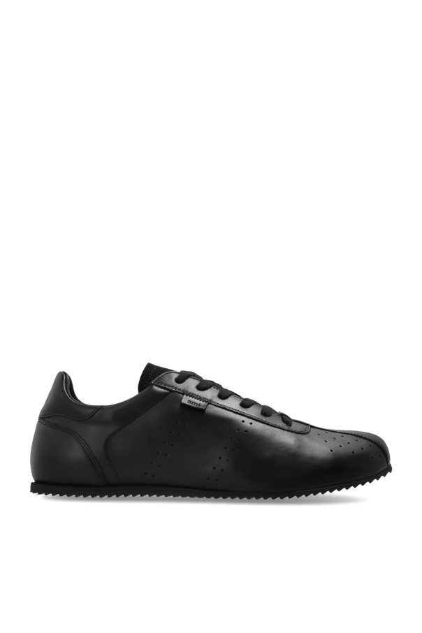 Ami Alexandre Mattiussi BLACK Sports shoes with logo 1