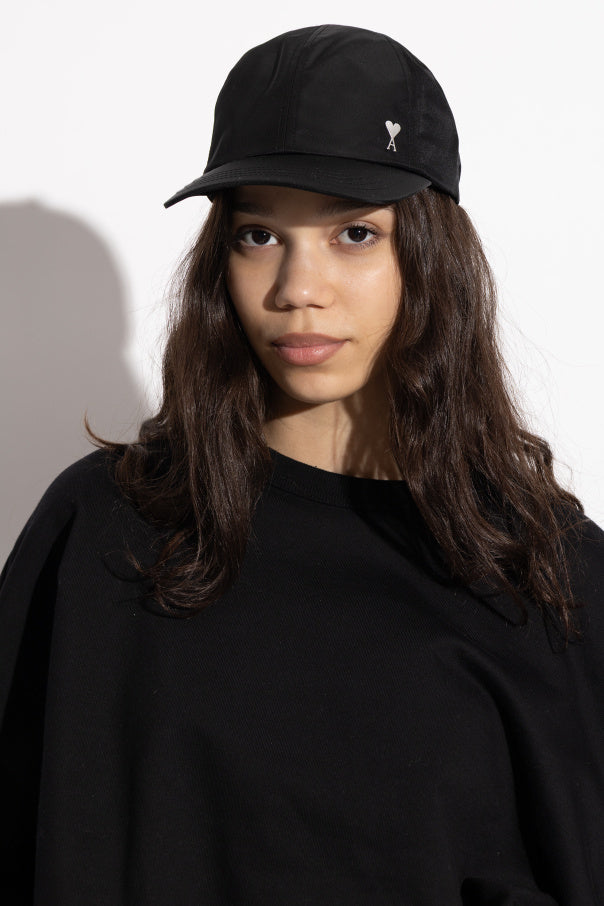 Ami Alexandre Mattiussi BLACK Baseball cap 2