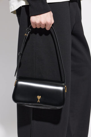 Ami Alexandre Mattiussi BLACK ‘Paris Paris’ shoulder bag 3