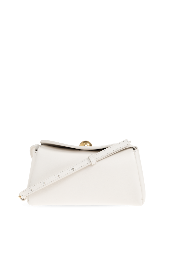 Ami Alexandre Mattiussi WHITE 'Carrousel Mini' shoulder bag 1