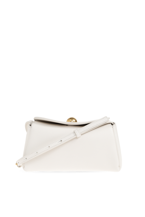 Ami Alexandre Mattiussi WHITE 'Carrousel Mini' shoulder bag 1