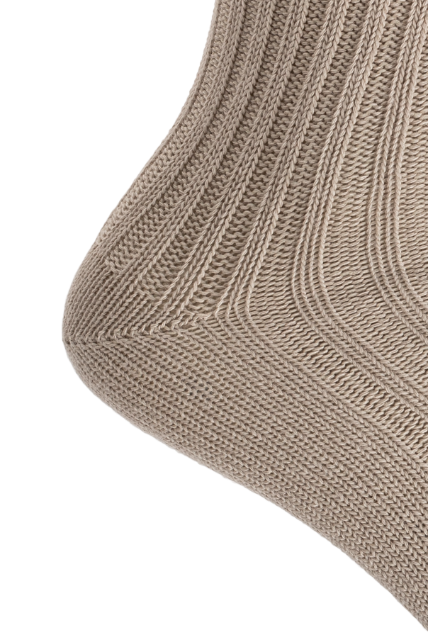 Ami Alexandre Mattiussi beige Cotton socks 3