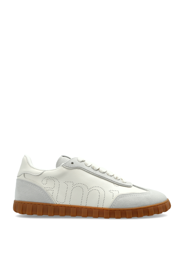 Ami Alexandre Mattiussi cream Sports shoes with logo 1