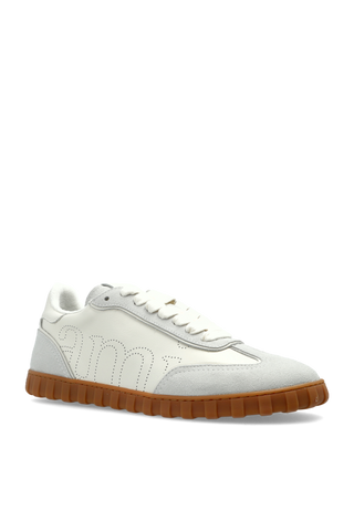 Ami Alexandre Mattiussi cream Sports shoes with logo 4