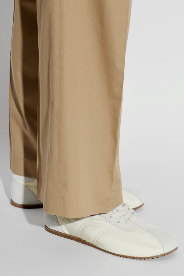 Ami Alexandre Mattiussi cream Sports shoes with logo 2